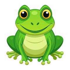 green frog cartoon