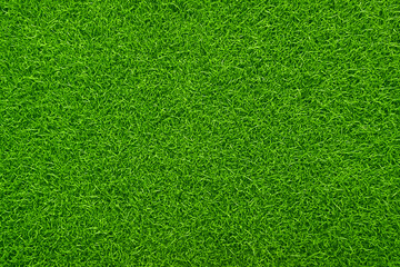 Close-Up Texture of Green Artificial Grass Turf Background