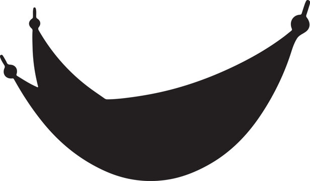 recommend clip art: hammock silhouette, black and white silhouette, vector and illustration