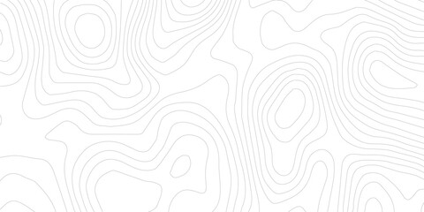 Abstract black and white topographic contours lines of mountains. Topography map art curve drawing. vector illustration. wave Line topography map contour background, background.