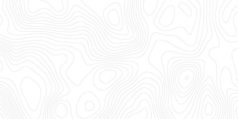 Abstract black and white topographic contours lines of mountains. Topography map art curve drawing. vector illustration. wave Line topography map contour background, background.