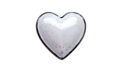 a heart shaped object on a white background