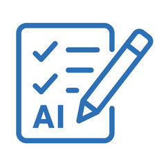 Auto Correction Icon – Vector Line Symbol for AI Editing and Grammar Check