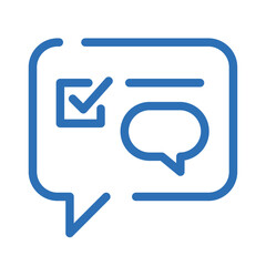 Agenda Extraction Icon – Vector Line Symbol for Topic Detection from Meetings