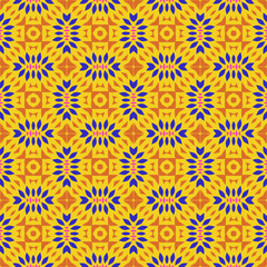 Geometric symmetry and natural motifs merge in a harmonious pattern embodying the world's beauty.