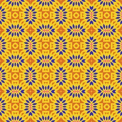 Geometric symmetry and natural motifs merge in a harmonious pattern embodying the world's beauty.