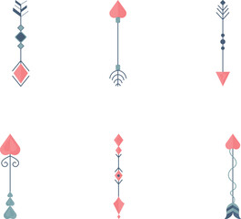 Elegant Geometric Arrow Designs A Collection of Stylish Tribal & Modern Arrow Icons for Design Projects