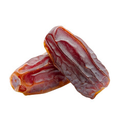 Two Plump Medjool Dates - A Delicious and Highly Nutritious Natural Sweet Fruit, Known as the 