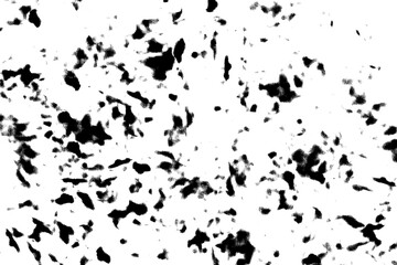 black ink splat Isolated black ink splatter texture on transparent background, abstract grunge paint drops for artistic effects, digital brush splashes for overlays, backgrounds, or modern creative 