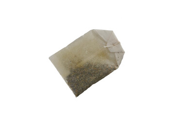 Tea bag resting on a clean surface ready for brewing in a cozy kitchen setting