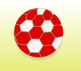 Fototapeta premium football illustration with Ai tool 