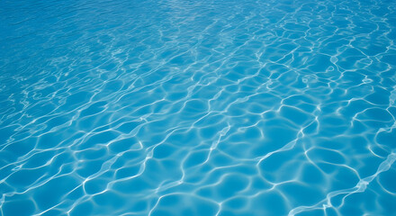 Obraz premium Serene Blue Water Texture Sparkling Ripples and Reflections