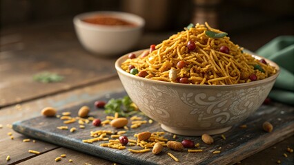 indian tasty food namkeen