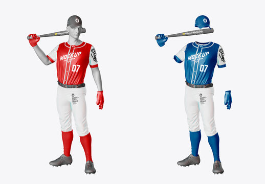 Baseball Kit Pose Mockup