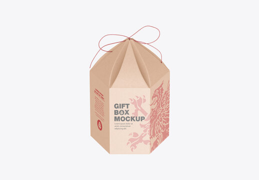 Wedding Gift Box Mockup