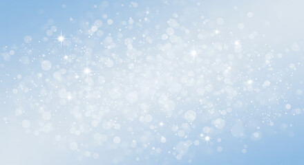 Fototapeta premium Soft Sparkling Dreamy Background Texture with Light Blue Gradient and Gentle Glow