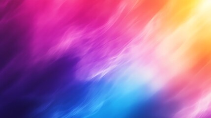 Fototapeta premium Abstract Gradient of Vibrant Colors Blending Seamlessly in Soft Light