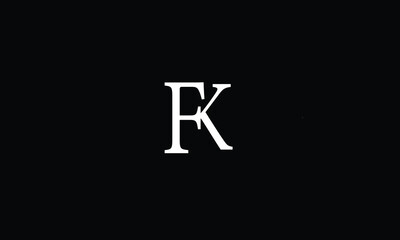 FK,KF,F,K abstract, letters, logo, monogram, style, symbols, ambitions, icons, 
