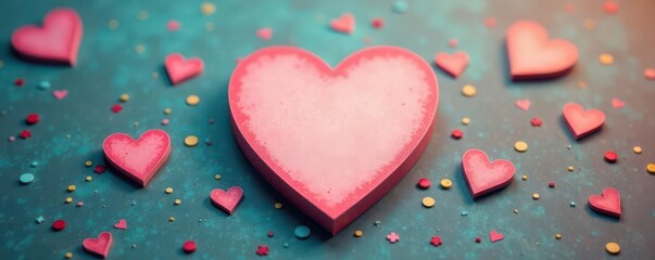Blank fridge magnet note paper, heart-shaped, ready for message , valentine, sheet