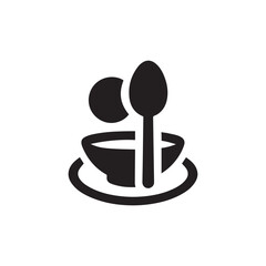 spoon with plate icon