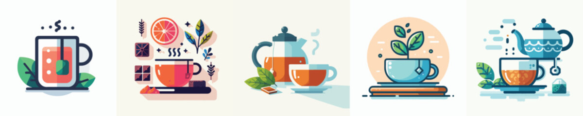 Vector of a cup of a tea