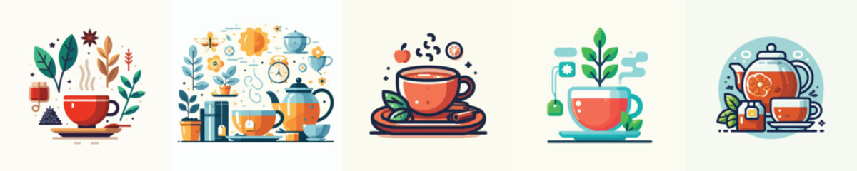 Vector of a cup of a tea