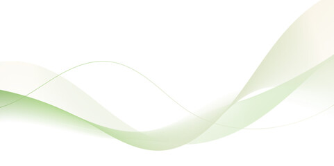 Soft Green Abstract Wave Background Minimal Flowing Design Wallpaper

