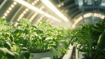 Indoor Greenhouse Farming, Sustainable Cultivation of Plants