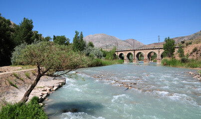 A view from the Railway Bridge in Divrigi, Turkey