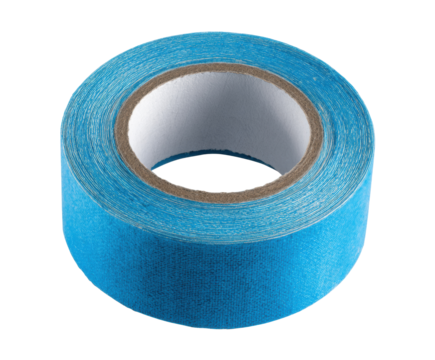 Bright blue masking tape for DIY projects and crafts