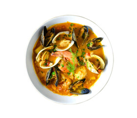 clams and mussel curry
