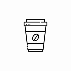cup of coffee icon sign vector