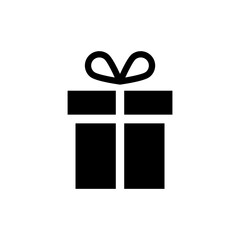 Gift box icon. Gift boxes with ribbon icon.