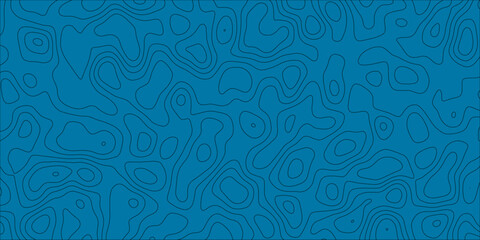 Decorative seamless pattern inspired by topographic forms

