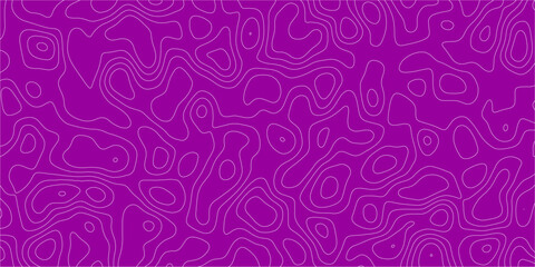 Continuous elevation contour design in artistic format

