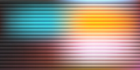 Texture featuring vibrant gradient shades with bright, smooth, fluted vertical lines. Bold and dynamic futuristic neon design seamlessly blending smooth tones and radiant colors, visual art project.