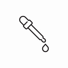 drop tool icon sign vector