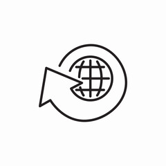 global services icon sign vector