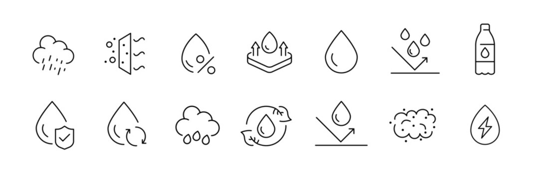 Weather and water resistant icons for design use