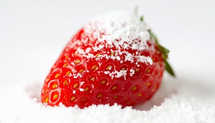Strawberry with Powdered Sugar
