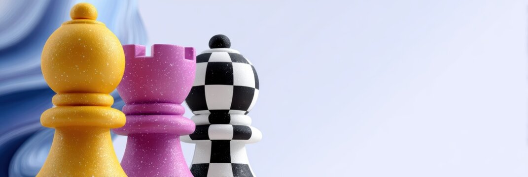 online chess academy, chess learning site modern flat design, friendly illustrations, bright colors, ample white space, family-friendly