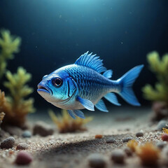 Fototapeta premium Colorful Tropical Fish Underwater – Marine Life in Coral Reef Ocean Scene with Aquatic Wildlife