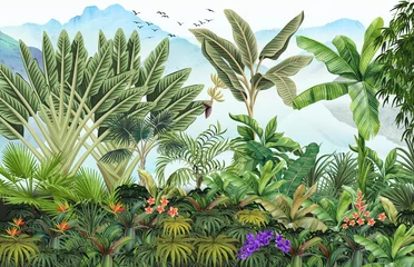 Gardinen Dschungel tropical plants in the garden  © Mondal_01