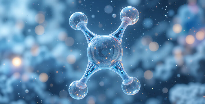 Central Molecule with Four Bonds
