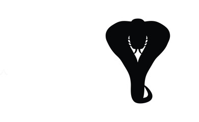 Obraz premium Snake silhouette, Snake silhouette vector