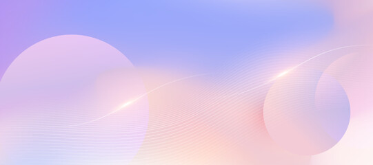 Abstract multicolor gradient background with soft shapes. Vector.