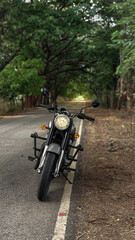 motorcycle on the road