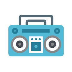 Retro Boombox Stereo Cassette Tape Player Music Device