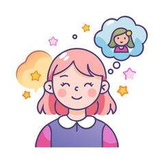 child, cartoon, vector, kid, illustration, baby, boy, love, children, angel, childhood, smile, mother, girls, 