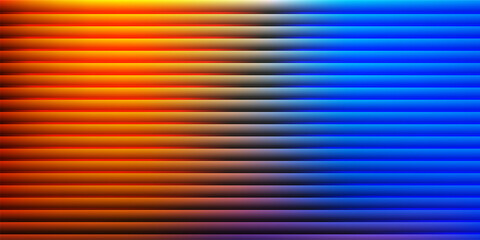 Texture featuring vibrant gradient shades with bright, smooth, fluted vertical lines. Bold and dynamic futuristic neon design seamlessly blending smooth tones and radiant colors, visual art project.
